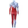 Löffler vrouwen ÖSV Biathlon ski suit 2022 rood-wit